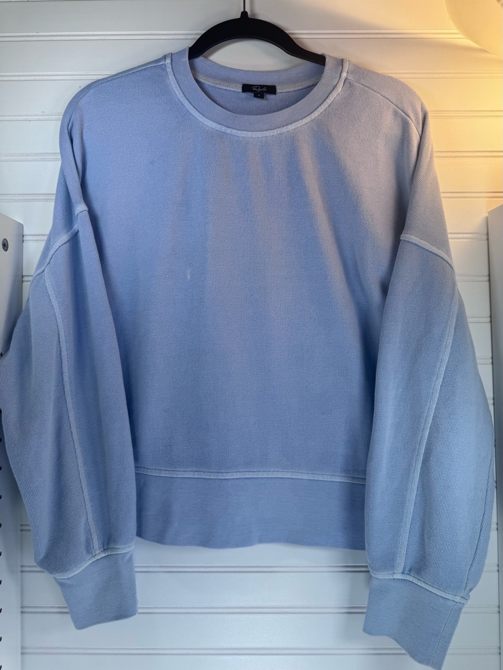 Rails Alice Zen Blue Relaxed Sweatshirt Size S - Picture 2 of 8